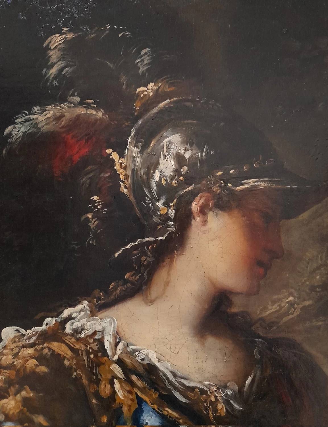 Erminia tra i pastori - Pinacoteca Nazionale di Bologna, dettaglio 1